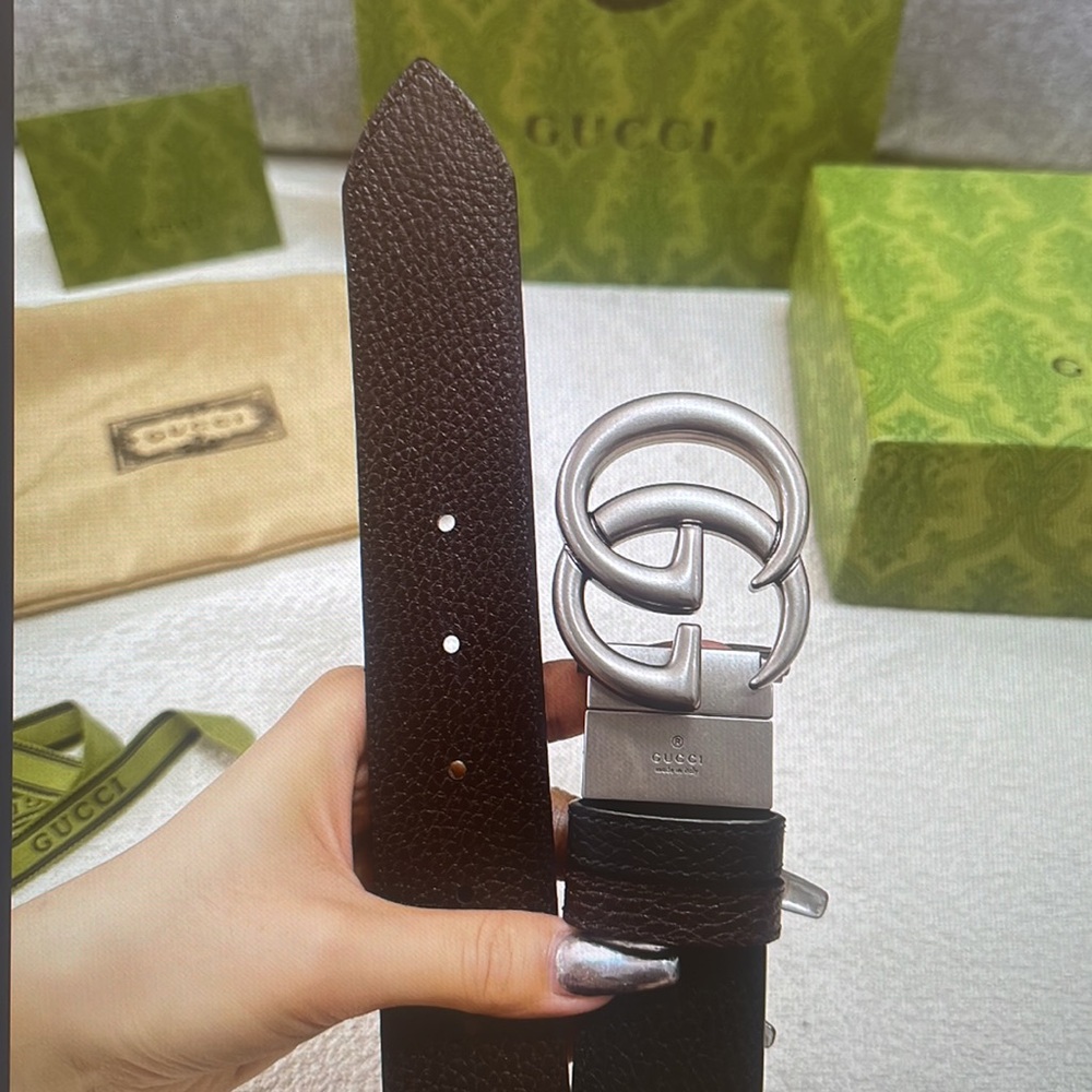 Gucci Black Leather Belt Bag with Silver Buckle - Picture 3 of 6